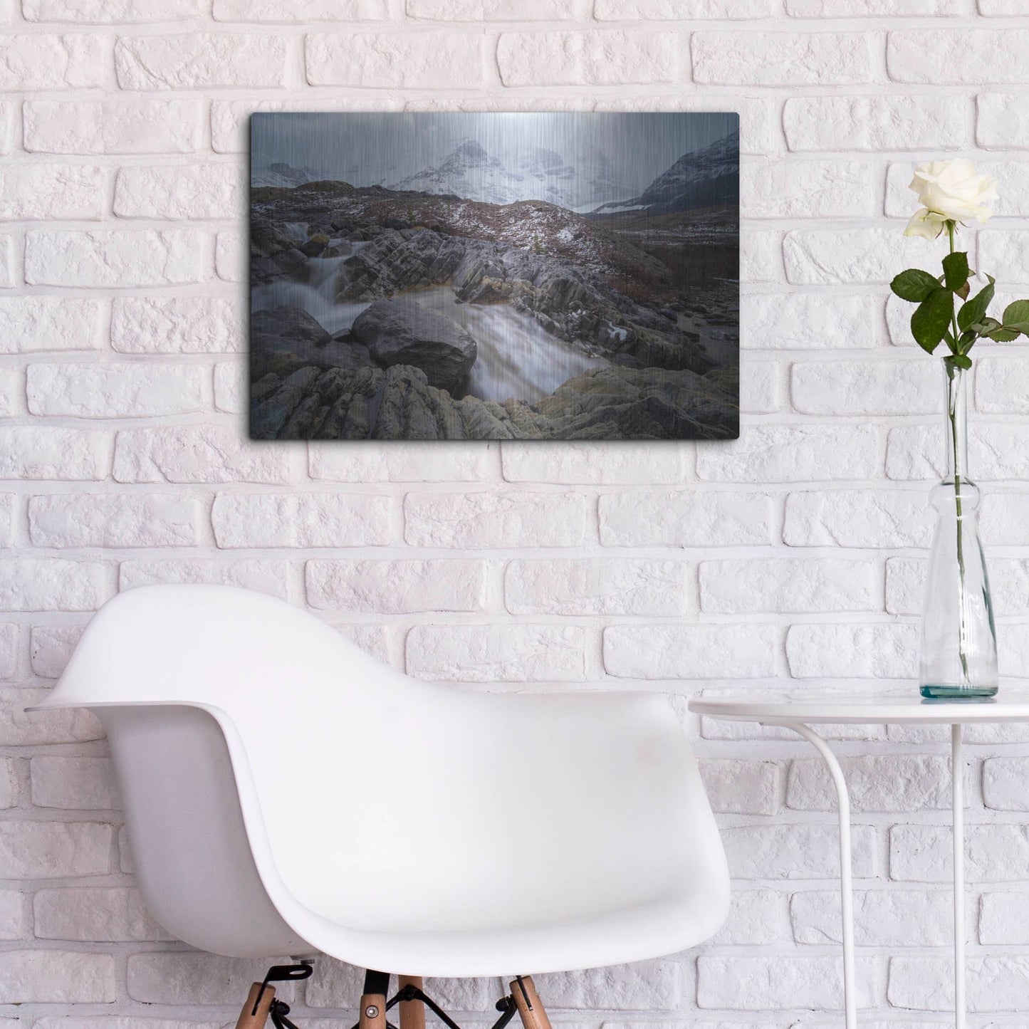 Luxe Metal Art 'Icefields Parkway 1' by Joe Reimer Photography, Metal Wall Art,24x16