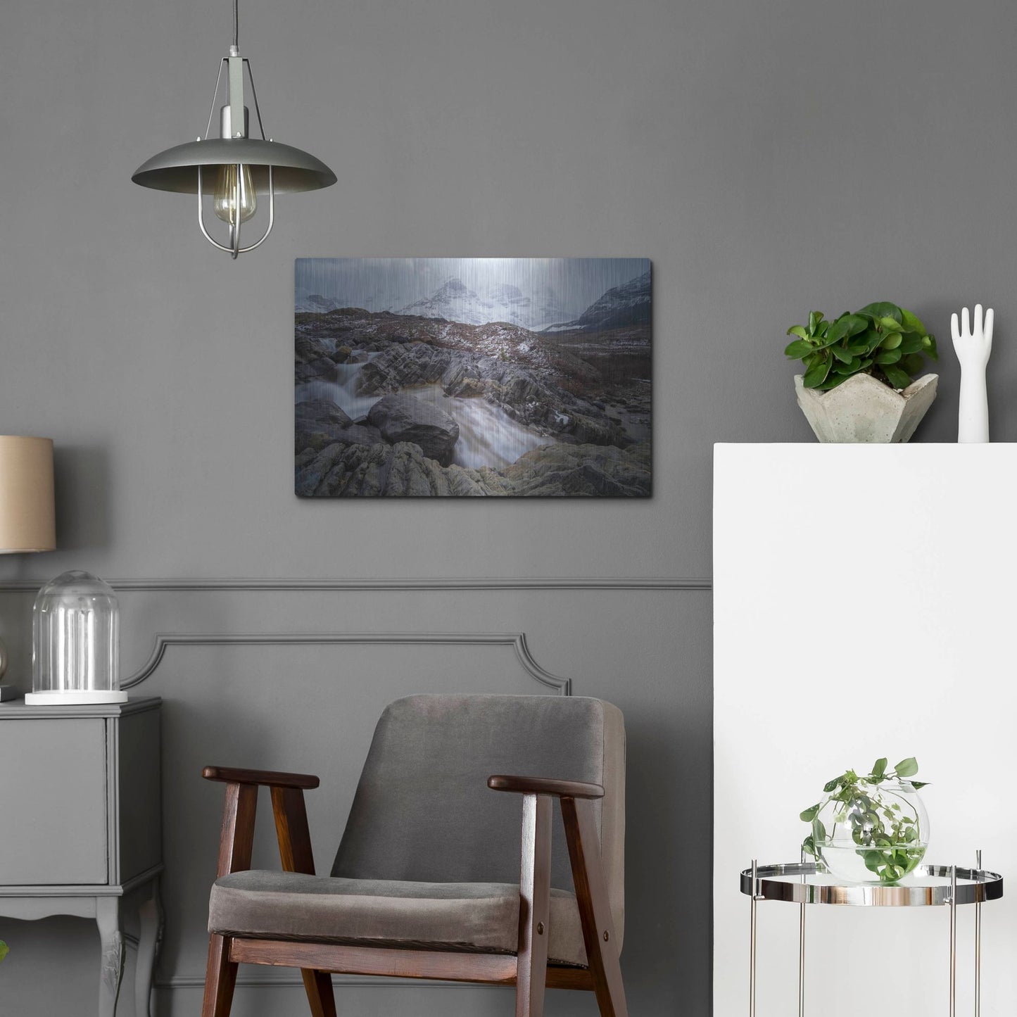 Luxe Metal Art 'Icefields Parkway 1' by Joe Reimer Photography, Metal Wall Art,24x16