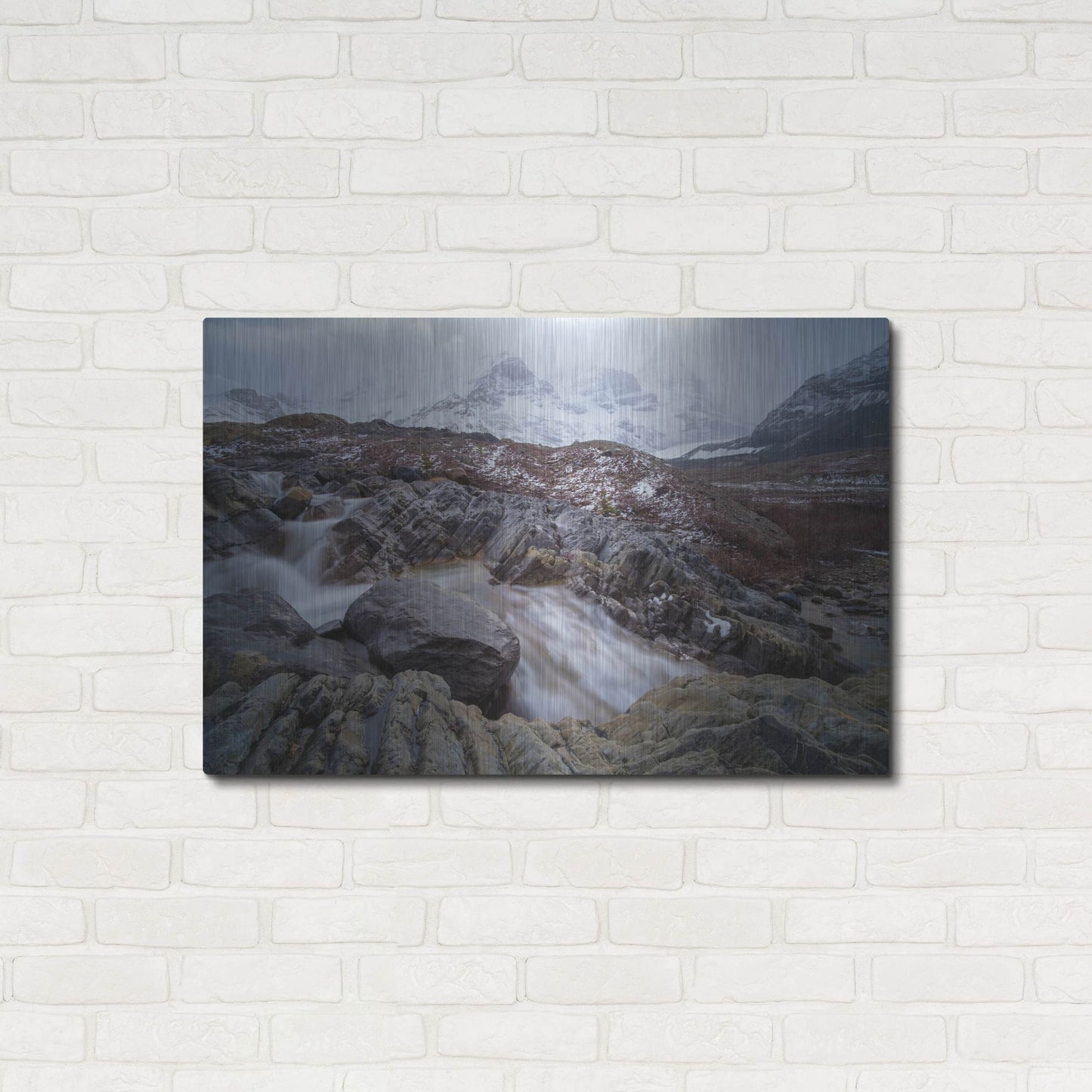 Luxe Metal Art 'Icefields Parkway 1' by Joe Reimer Photography, Metal Wall Art,36x24
