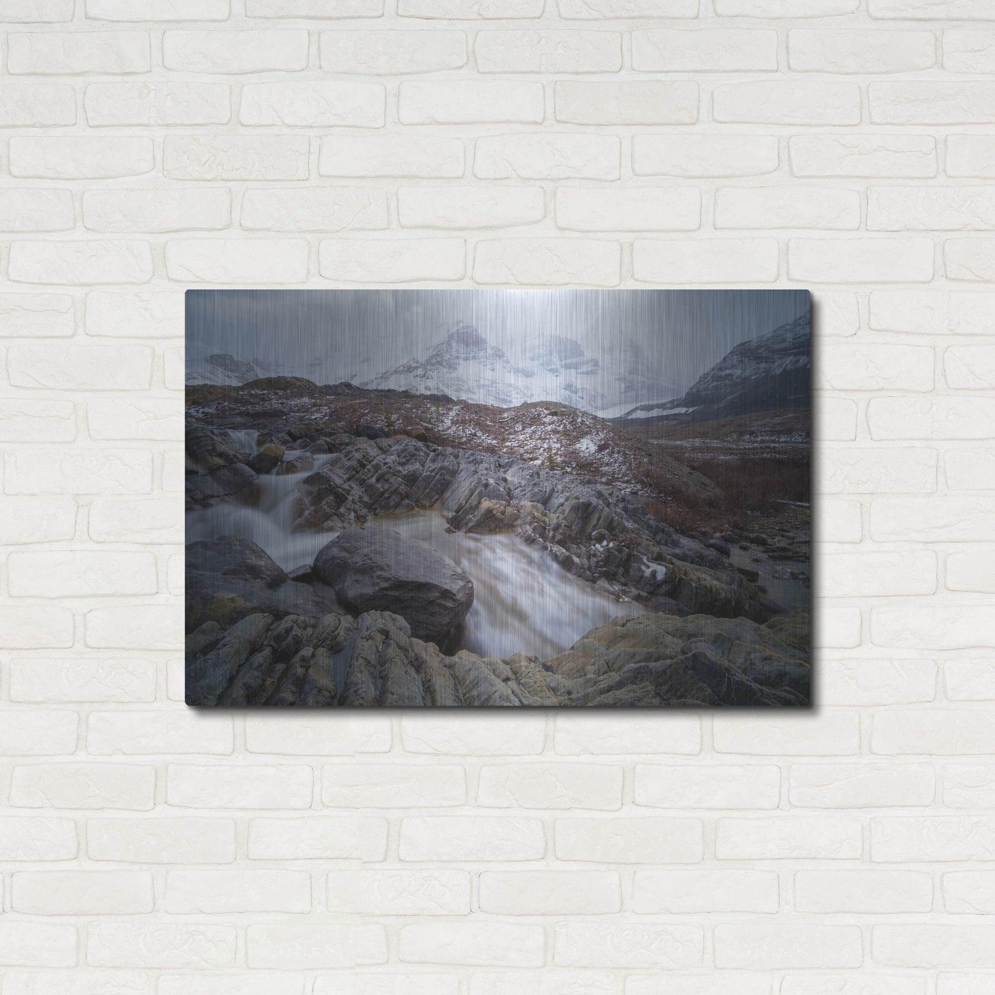 Luxe Metal Art 'Icefields Parkway 1' by Joe Reimer Photography, Metal Wall Art,36x24