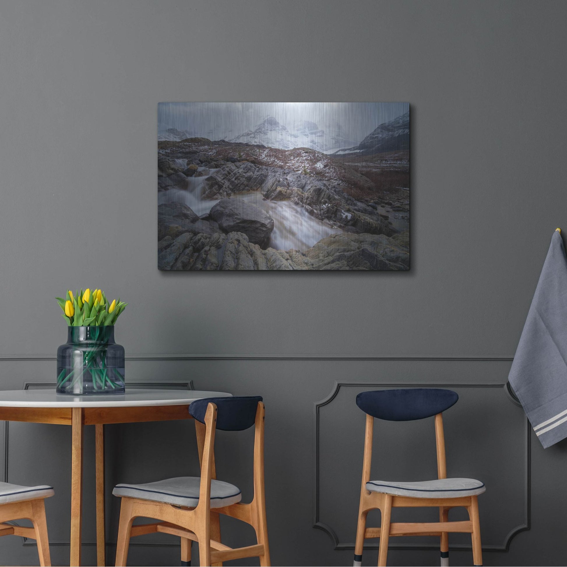Luxe Metal Art 'Icefields Parkway 1' by Joe Reimer Photography, Metal Wall Art,36x24