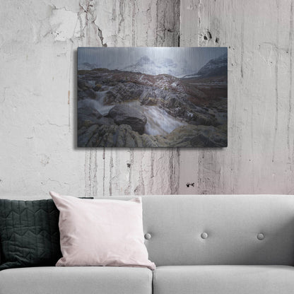 Luxe Metal Art 'Icefields Parkway 1' by Joe Reimer Photography, Metal Wall Art,36x24