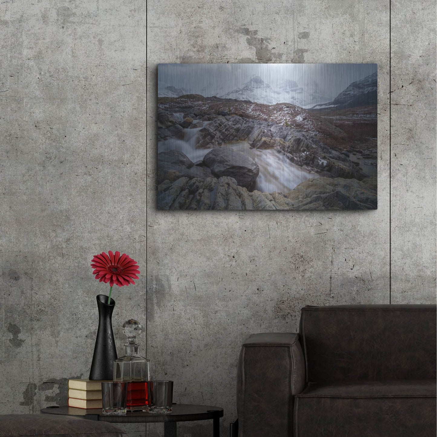 Luxe Metal Art 'Icefields Parkway 1' by Joe Reimer Photography, Metal Wall Art,36x24