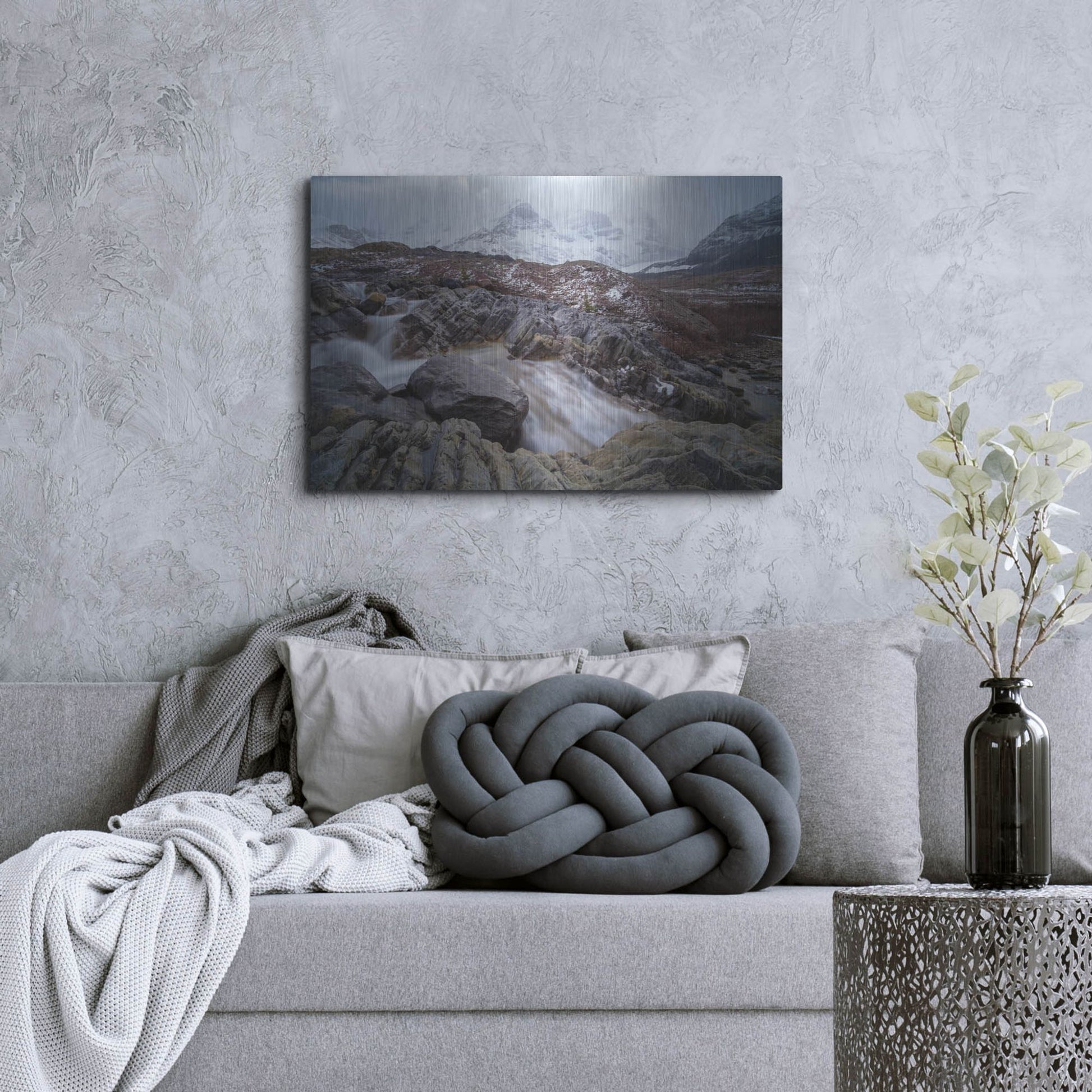Luxe Metal Art 'Icefields Parkway 1' by Joe Reimer Photography, Metal Wall Art,36x24