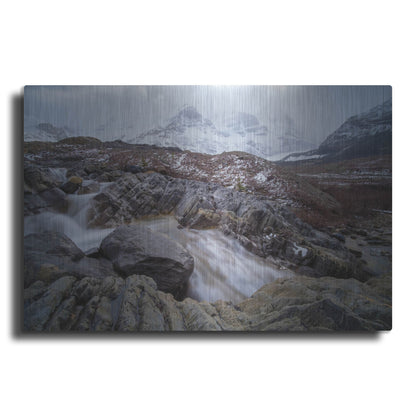 Luxe Metal Art 'Icefields Parkway 1' by Joe Reimer Photography, Metal Wall Art