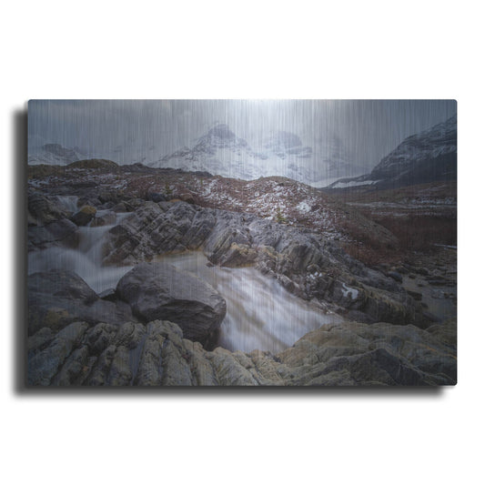 Luxe Metal Art 'Icefields Parkway 1' by Joe Reimer Photography, Metal Wall Art