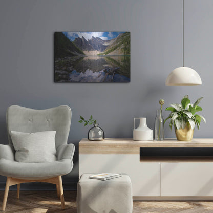 Luxe Metal Art 'Lake Agnes 1' by Joe Reimer Photography, Metal Wall Art,24x16