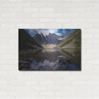 Luxe Metal Art 'Lake Agnes 1' by Joe Reimer Photography, Metal Wall Art,36x24