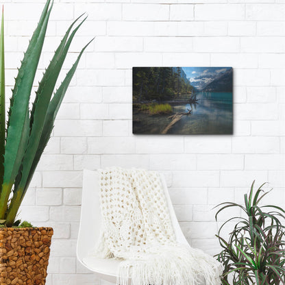 Luxe Metal Art 'Lake Louise 1' by Joe Reimer Photography, Metal Wall Art,16x12