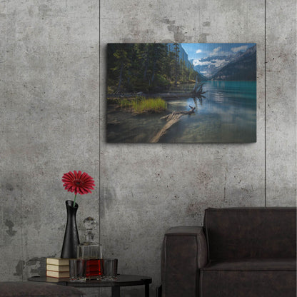 Luxe Metal Art 'Lake Louise 1' by Joe Reimer Photography, Metal Wall Art,36x24