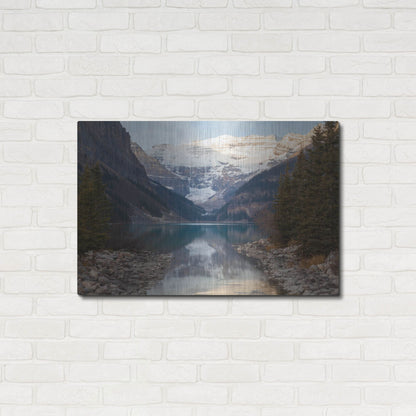 Luxe Metal Art 'Lake Louise 3' by Joe Reimer Photography, Metal Wall Art,36x24