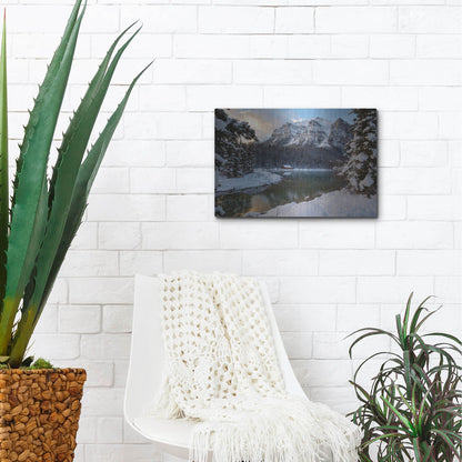 Luxe Metal Art 'Lake Louise 4' by Joe Reimer Photography, Metal Wall Art,16x12