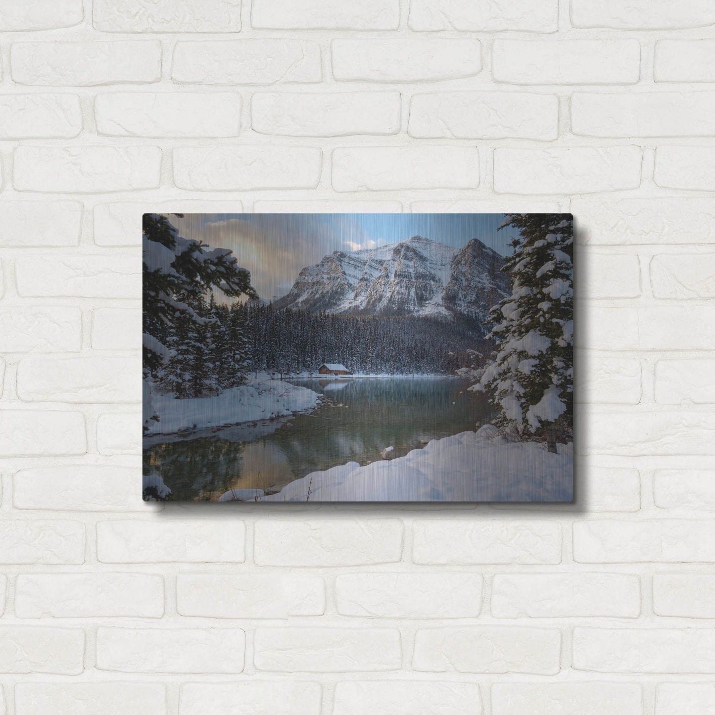 Luxe Metal Art 'Lake Louise 4' by Joe Reimer Photography, Metal Wall Art,24x16
