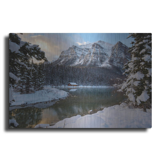 Luxe Metal Art 'Lake Louise 4' by Joe Reimer Photography, Metal Wall Art