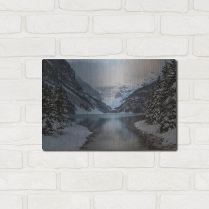 Luxe Metal Art 'Lake Louise 5' by Joe Reimer Photography, Metal Wall Art,16x12