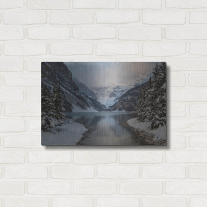 Luxe Metal Art 'Lake Louise 5' by Joe Reimer Photography, Metal Wall Art,24x16