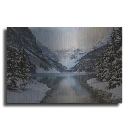 Luxe Metal Art 'Lake Louise 5' by Joe Reimer Photography, Metal Wall Art