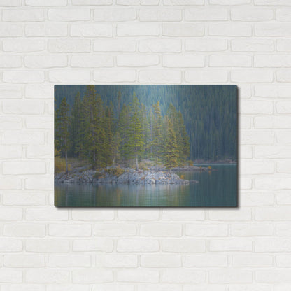 Luxe Metal Art 'Lake Minnewanka 2' by Joe Reimer Photography, Metal Wall Art,36x24