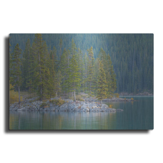 Luxe Metal Art 'Lake Minnewanka 2' by Joe Reimer Photography, Metal Wall Art