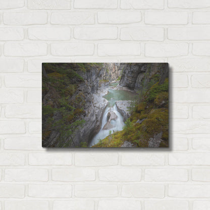 Luxe Metal Art 'Maligne Canyon 1' by Joe Reimer Photography, Metal Wall Art,24x16