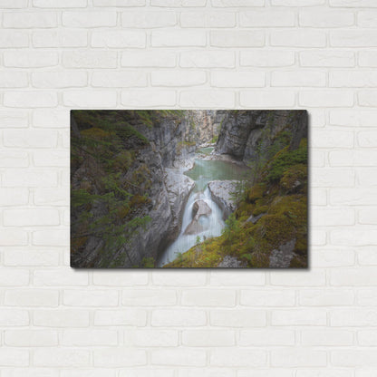 Luxe Metal Art 'Maligne Canyon 1' by Joe Reimer Photography, Metal Wall Art,36x24