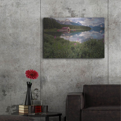 Luxe Metal Art 'Maligne Lake 1' by Joe Reimer Photography, Metal Wall Art,36x24