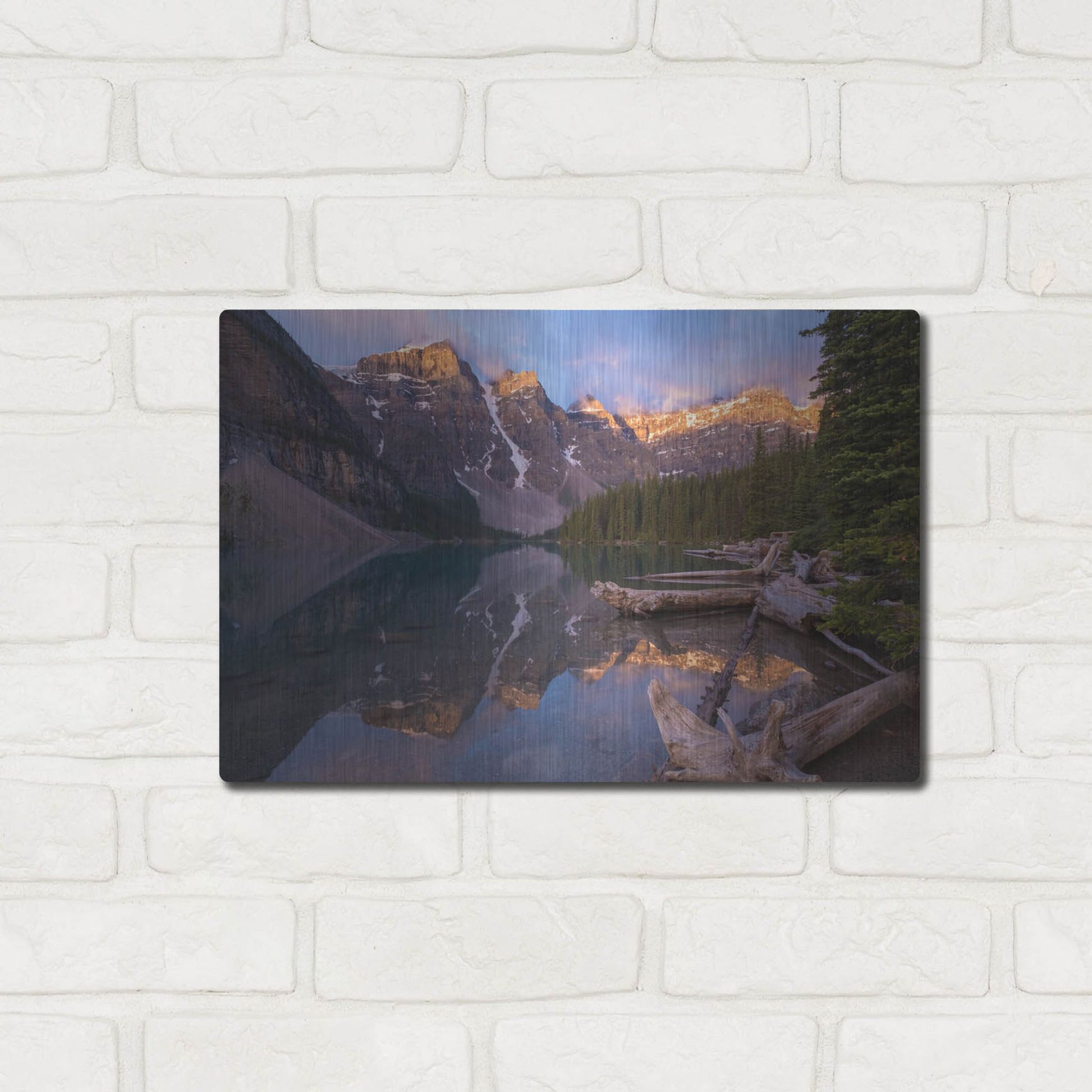 Luxe Metal Art 'Moraine Lake 1' by Joe Reimer Photography, Metal Wall Art,16x12