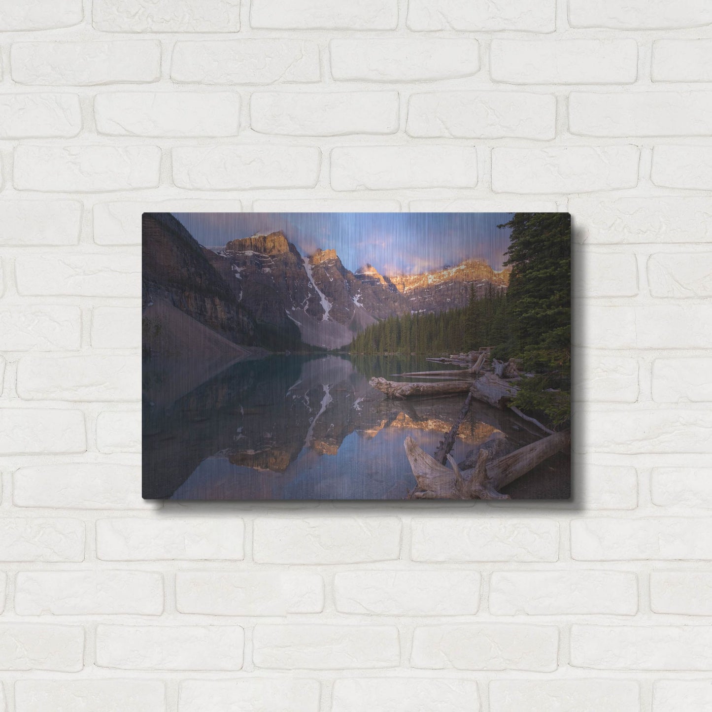 Luxe Metal Art 'Moraine Lake 1' by Joe Reimer Photography, Metal Wall Art,24x16