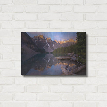 Luxe Metal Art 'Moraine Lake 1' by Joe Reimer Photography, Metal Wall Art,24x16