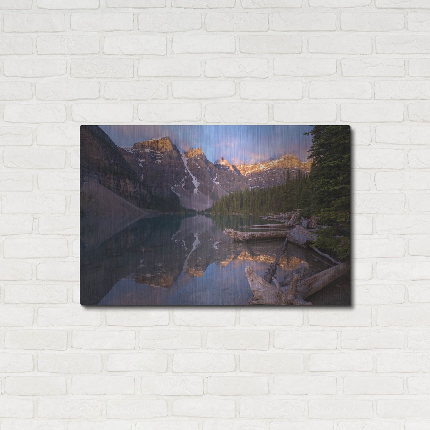 Luxe Metal Art 'Moraine Lake 1' by Joe Reimer Photography, Metal Wall Art,36x24