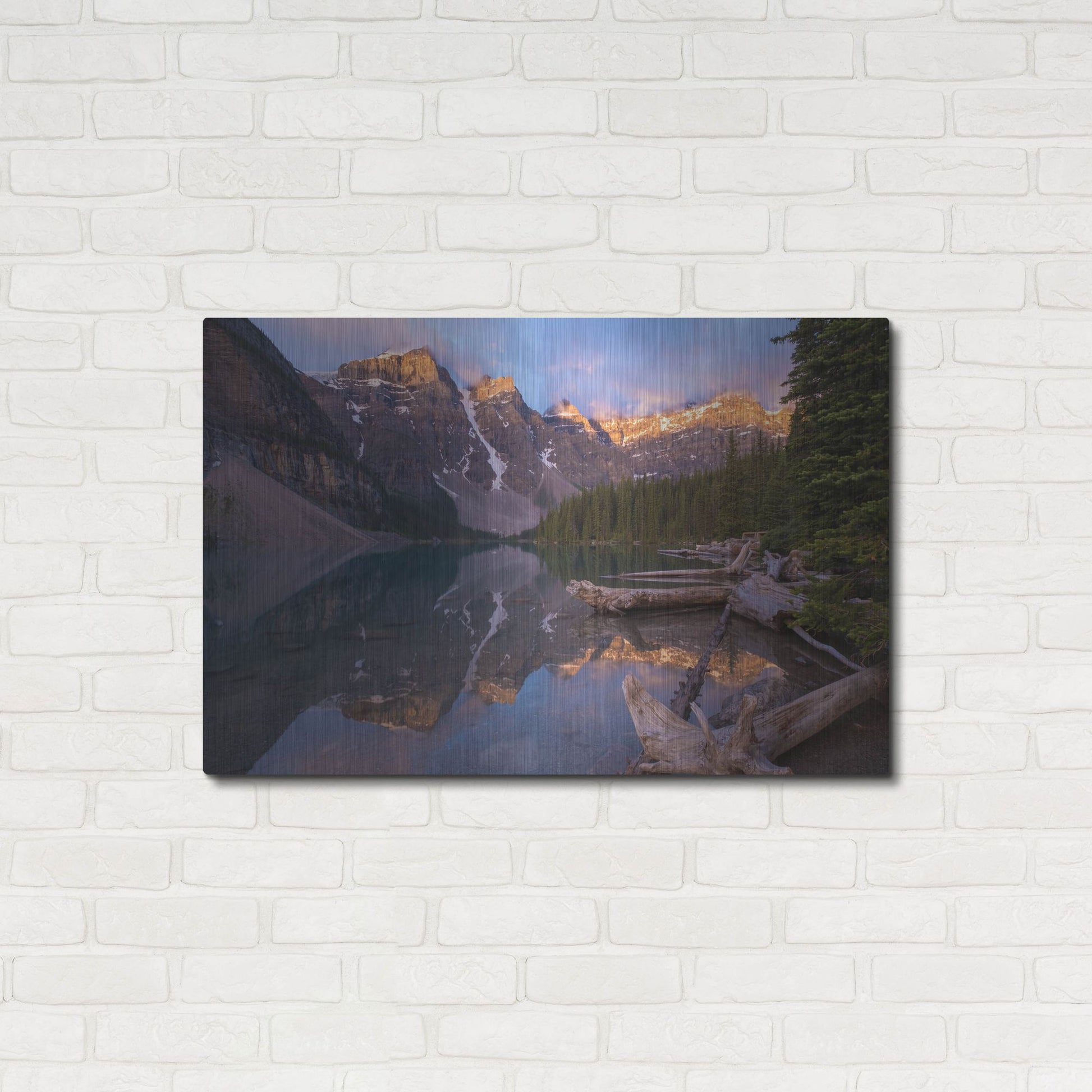 Luxe Metal Art 'Moraine Lake 1' by Joe Reimer Photography, Metal Wall Art,36x24