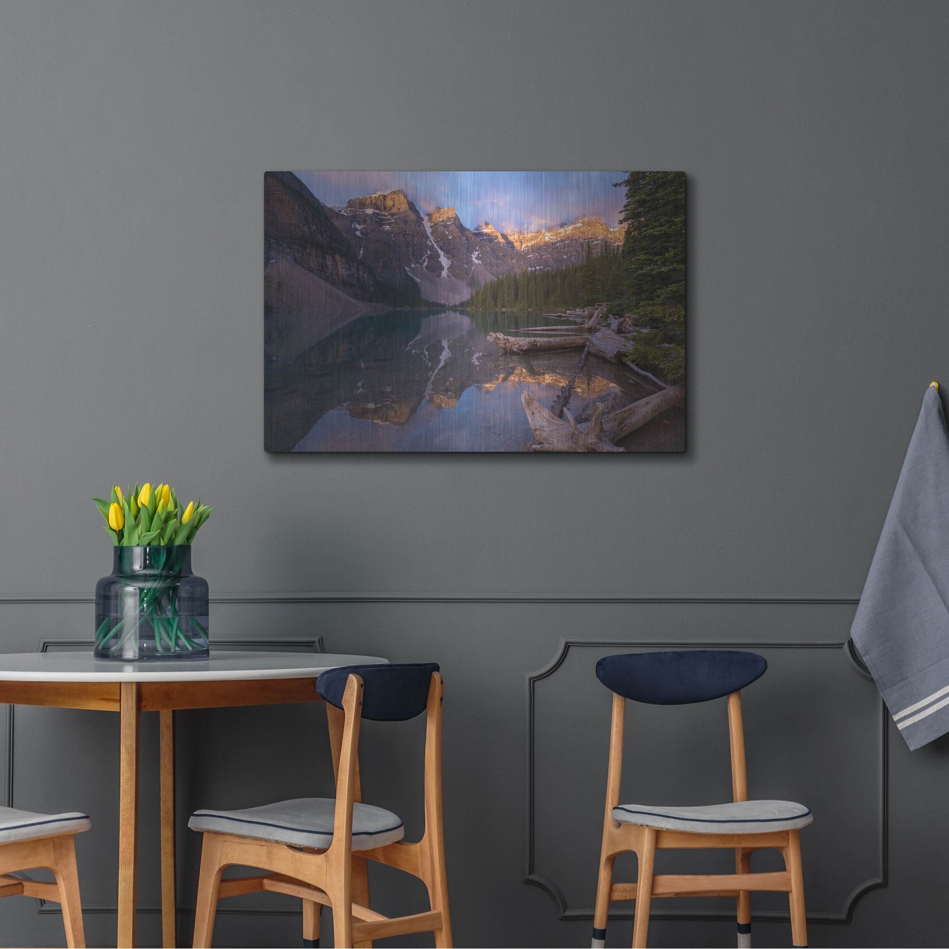 Luxe Metal Art 'Moraine Lake 1' by Joe Reimer Photography, Metal Wall Art,36x24
