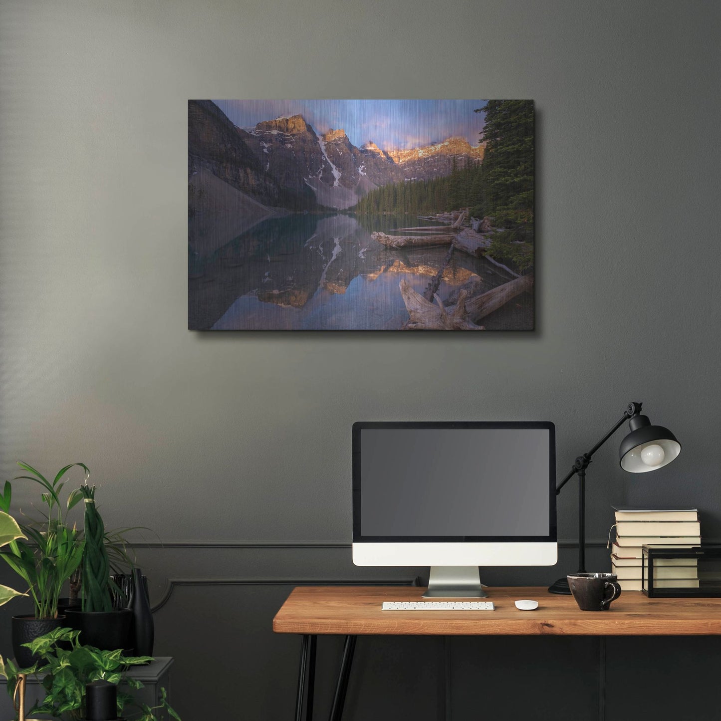 Luxe Metal Art 'Moraine Lake 1' by Joe Reimer Photography, Metal Wall Art,36x24