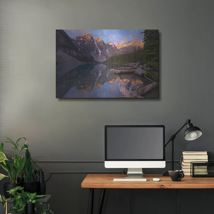 Luxe Metal Art 'Moraine Lake 1' by Joe Reimer Photography, Metal Wall Art,36x24