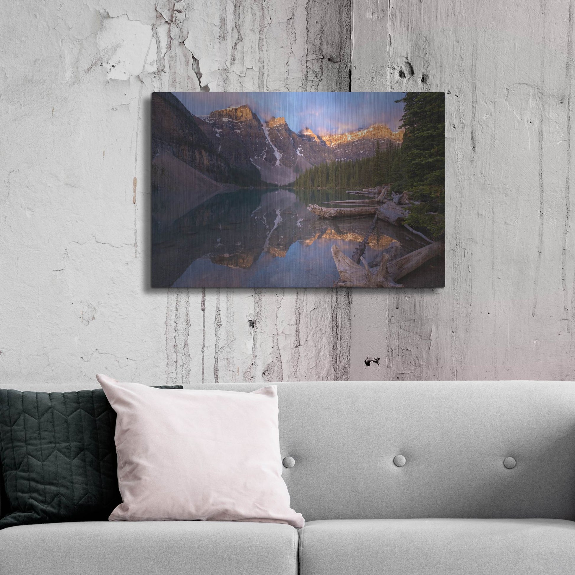 Luxe Metal Art 'Moraine Lake 1' by Joe Reimer Photography, Metal Wall Art,36x24