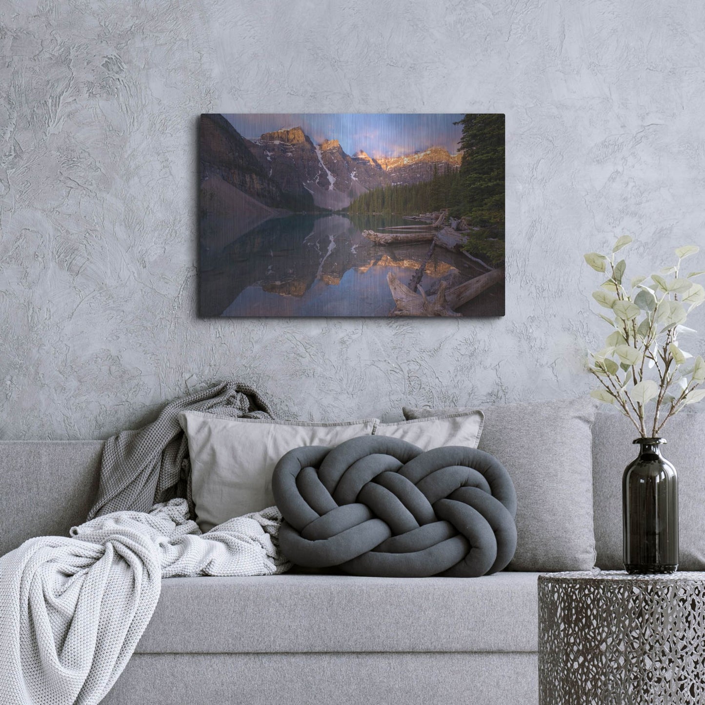 Luxe Metal Art 'Moraine Lake 1' by Joe Reimer Photography, Metal Wall Art,36x24