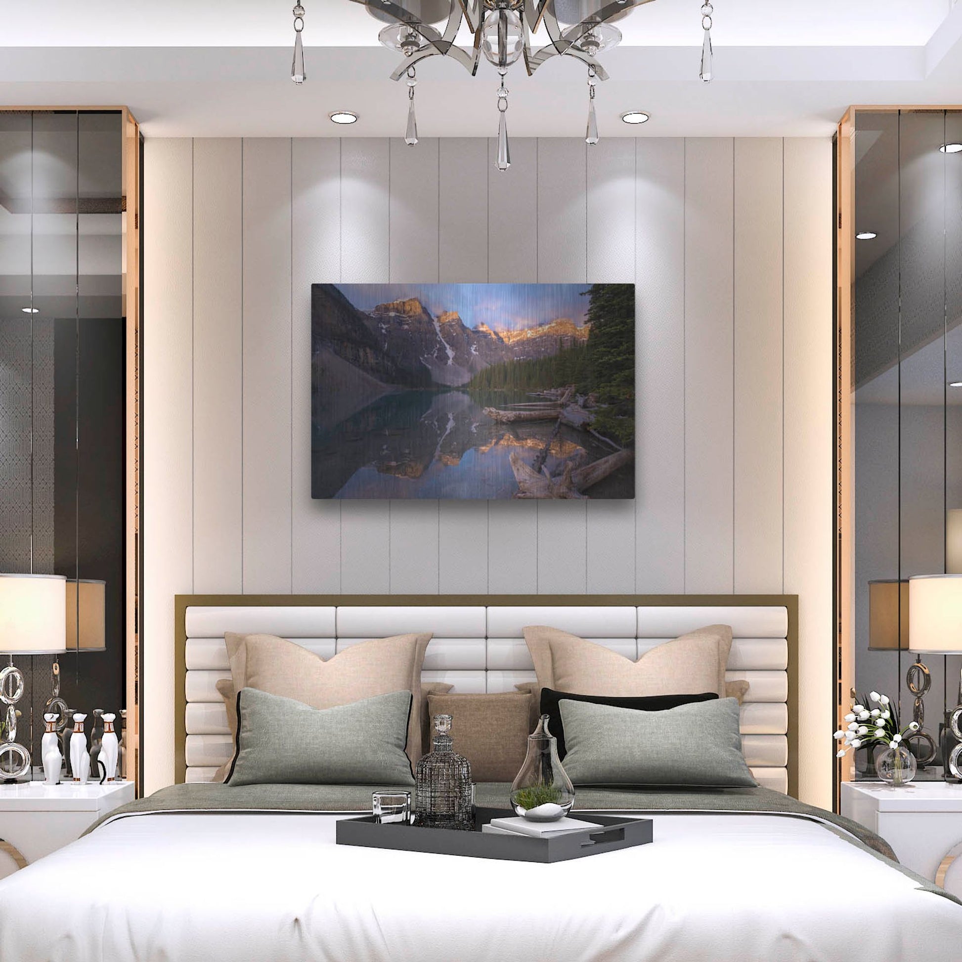 Luxe Metal Art 'Moraine Lake 1' by Joe Reimer Photography, Metal Wall Art,36x24