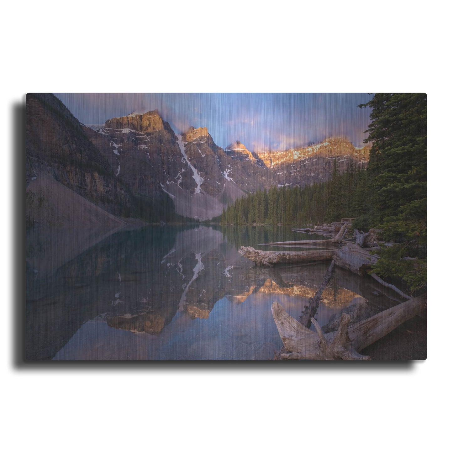 Luxe Metal Art 'Moraine Lake 1' by Joe Reimer Photography, Metal Wall Art