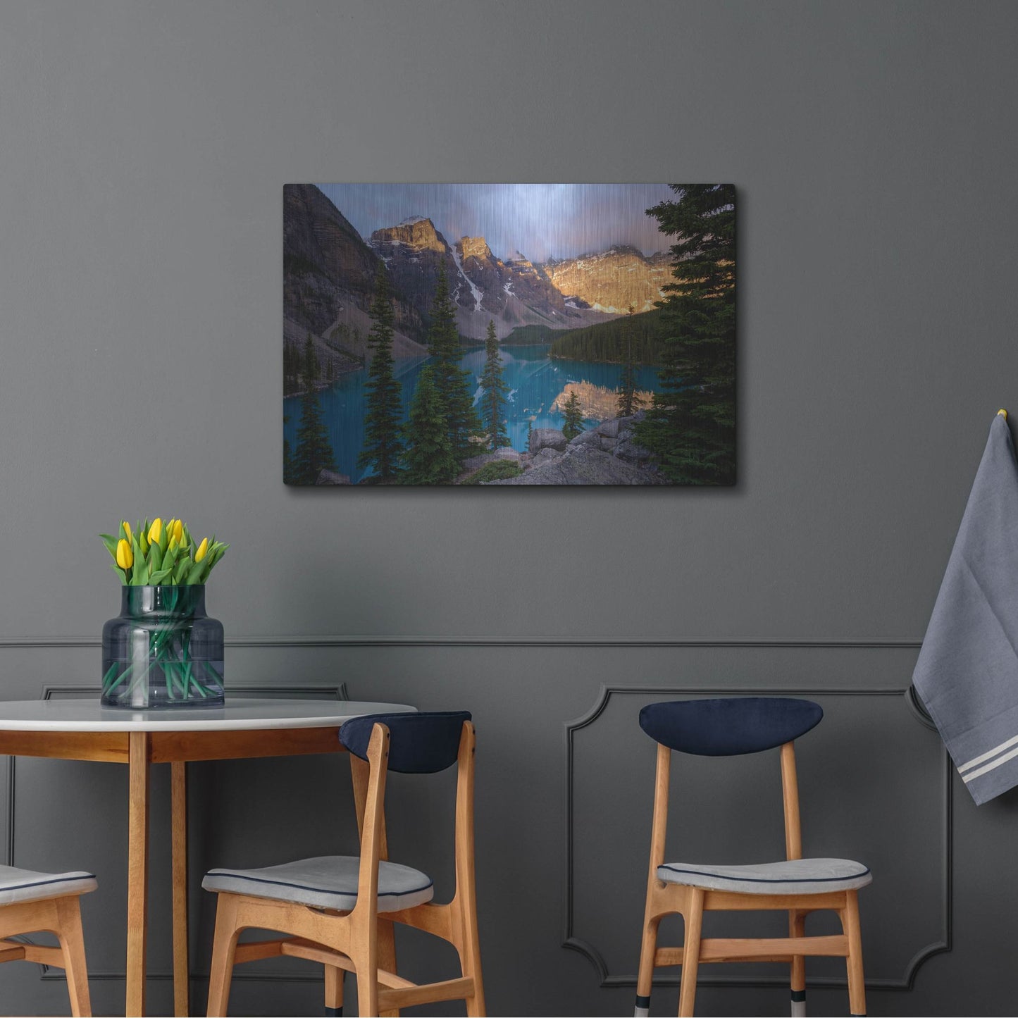 Luxe Metal Art 'Moraine Lake 2' by Joe Reimer Photography, Metal Wall Art,36x24