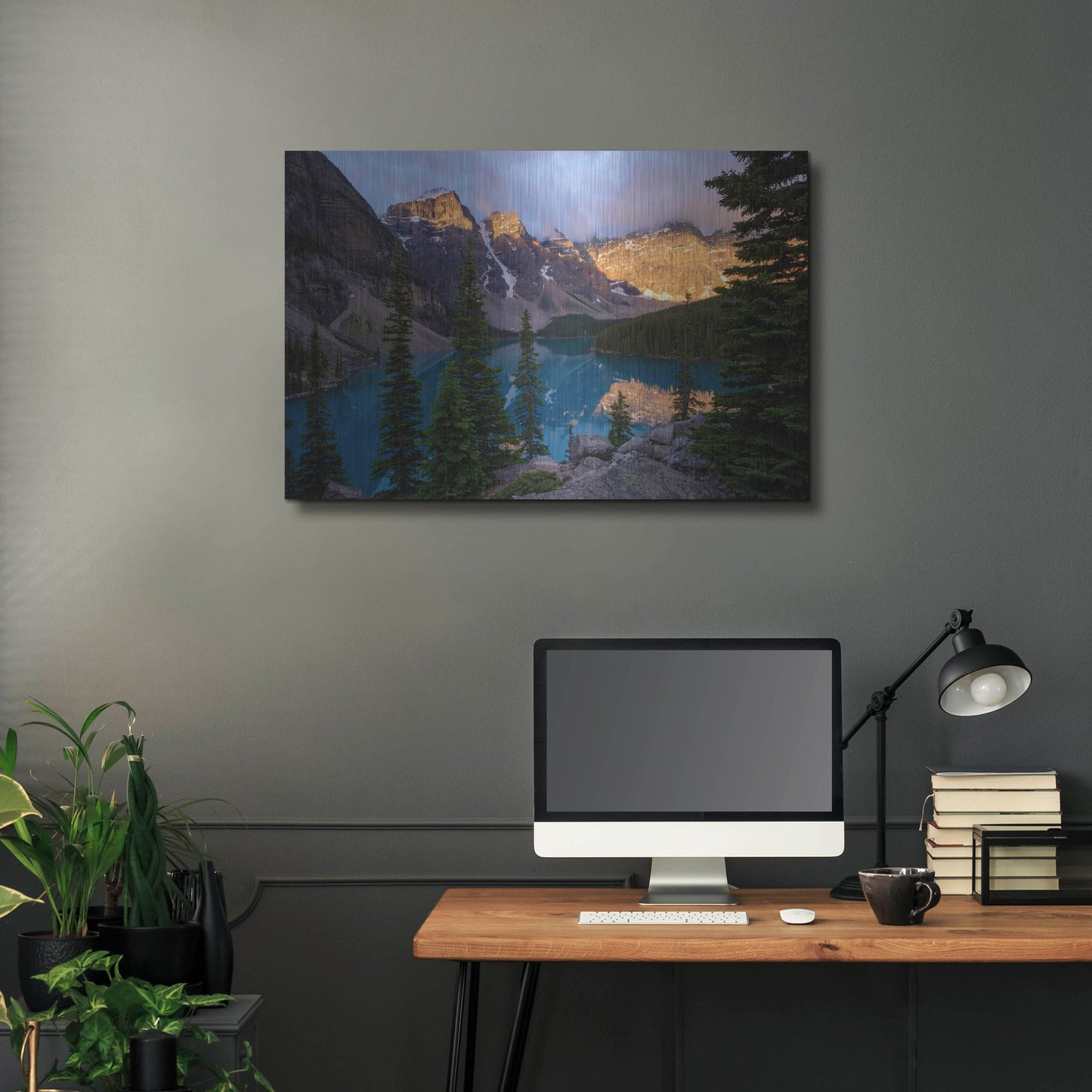 Luxe Metal Art 'Moraine Lake 2' by Joe Reimer Photography, Metal Wall Art,36x24