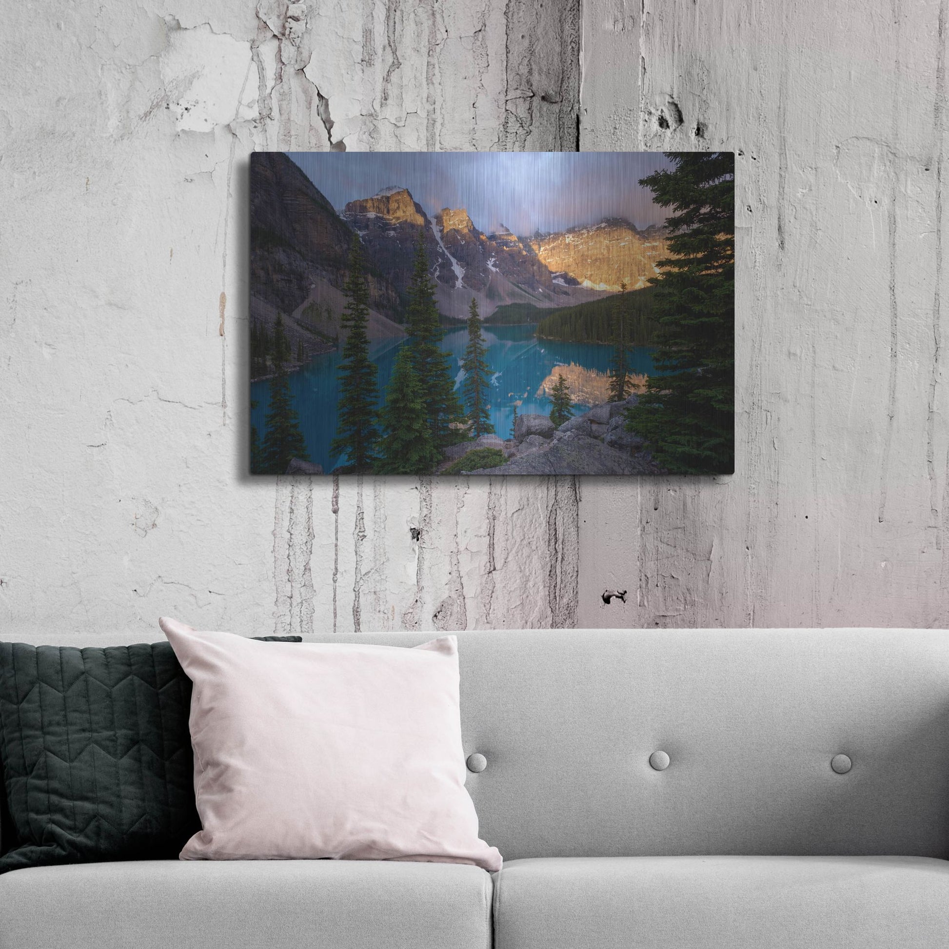 Luxe Metal Art 'Moraine Lake 2' by Joe Reimer Photography, Metal Wall Art,36x24