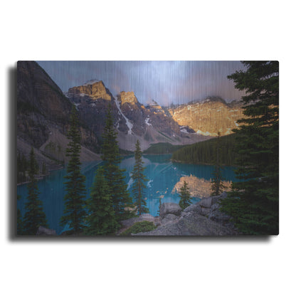 Luxe Metal Art 'Moraine Lake 2' by Joe Reimer Photography, Metal Wall Art