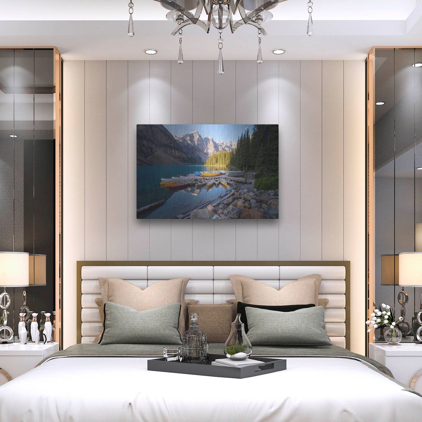 Luxe Metal Art 'Moraine Lake 3' by Joe Reimer Photography, Metal Wall Art,36x24