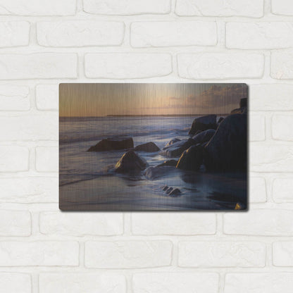 Luxe Metal Art 'Oceanside 1' by Joe Reimer Photography, Metal Wall Art,16x12