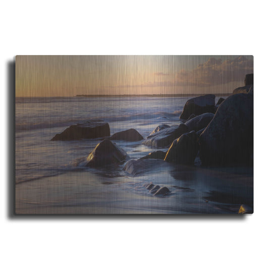 Luxe Metal Art 'Oceanside 1' by Joe Reimer Photography, Metal Wall Art