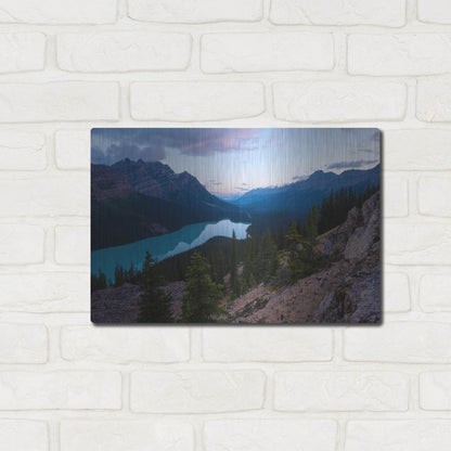 Luxe Metal Art 'Peyto Lake 1' by Joe Reimer Photography, Metal Wall Art,16x12