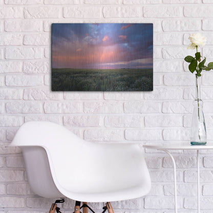 Luxe Metal Art 'Prairie Sunset 1' by Joe Reimer Photography, Metal Wall Art,24x16