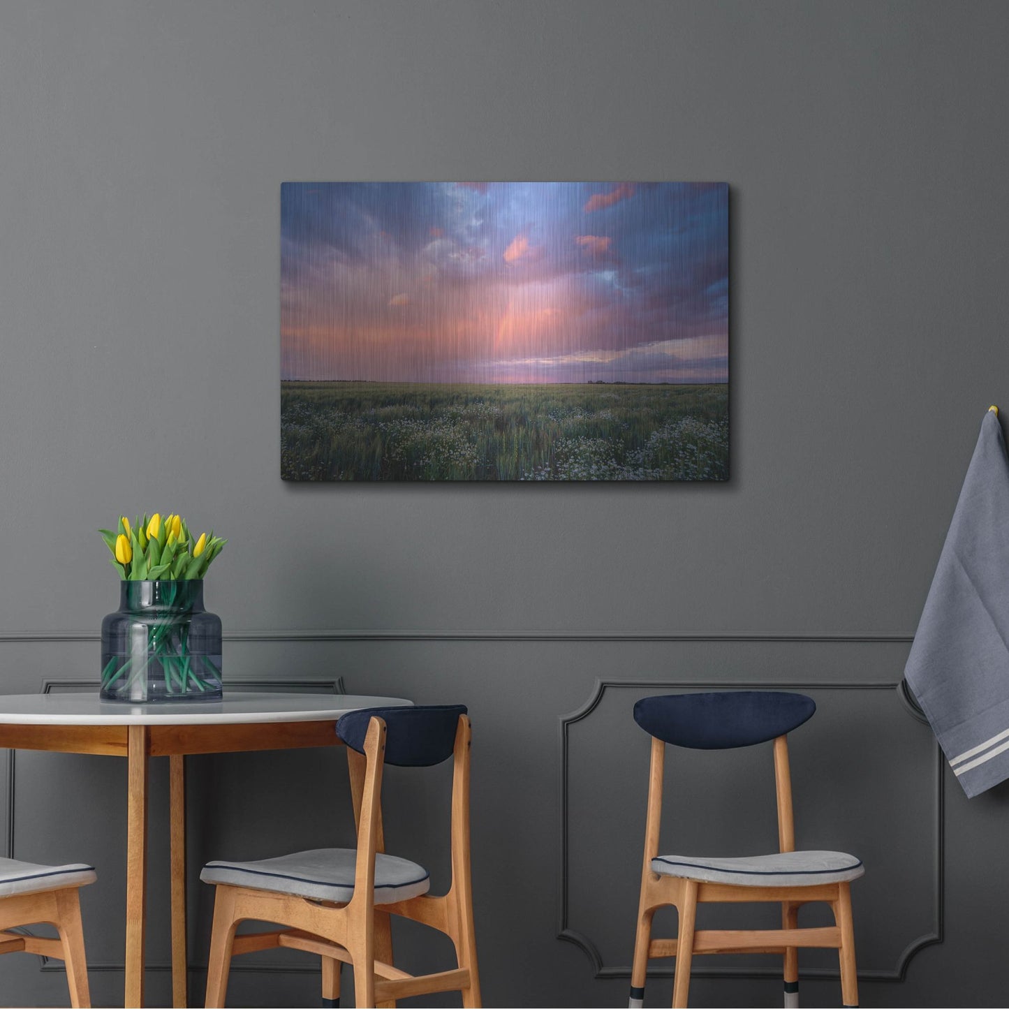 Luxe Metal Art 'Prairie Sunset 1' by Joe Reimer Photography, Metal Wall Art,36x24