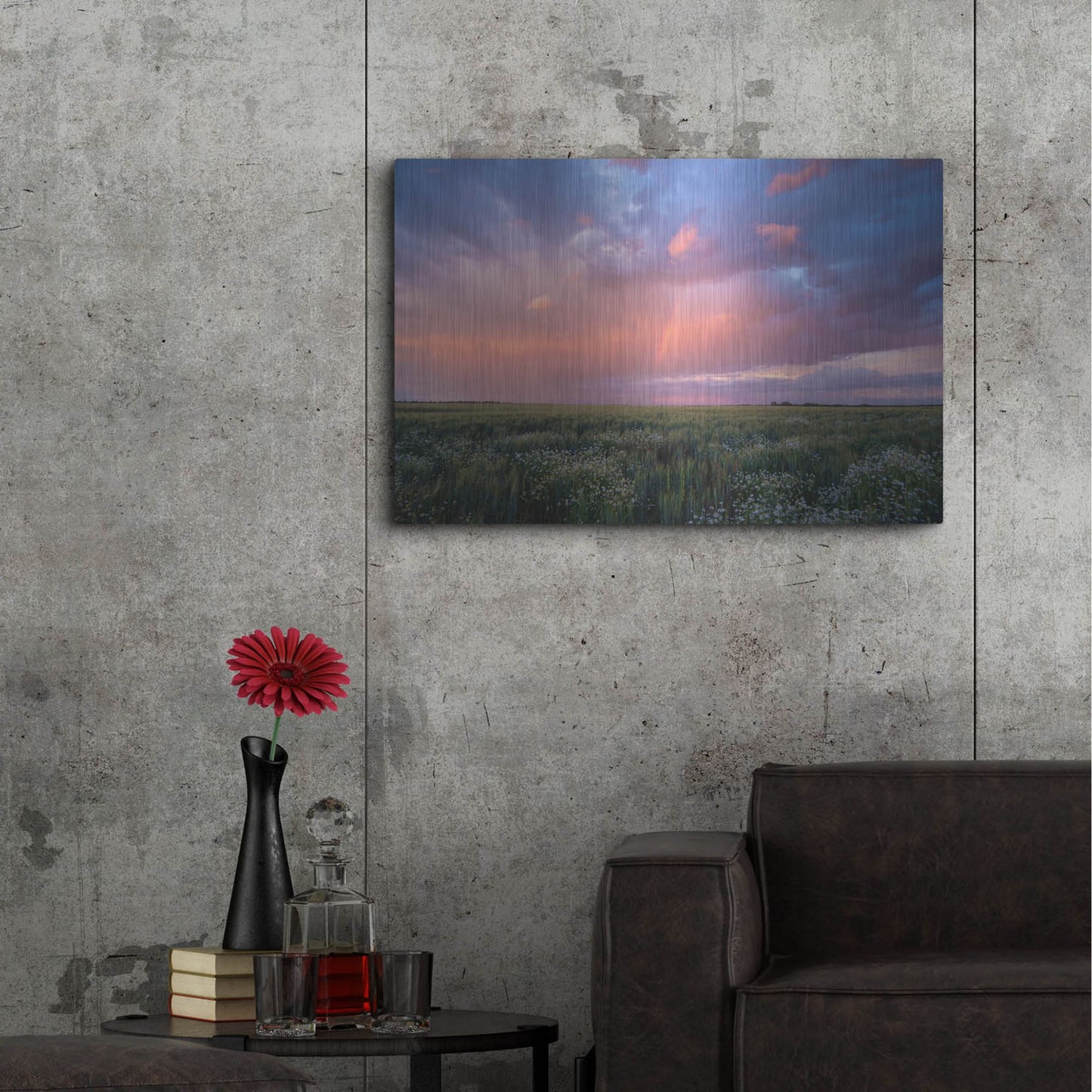 Luxe Metal Art 'Prairie Sunset 1' by Joe Reimer Photography, Metal Wall Art,36x24