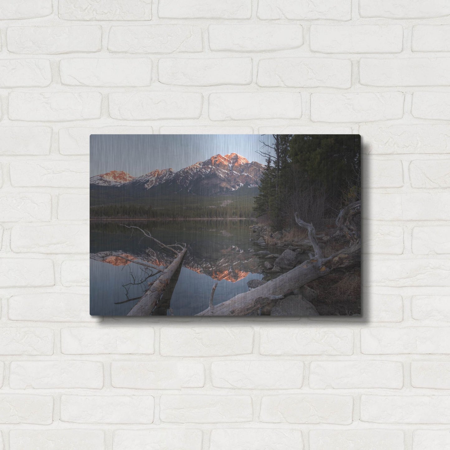 Luxe Metal Art 'Pyramid Lake 2' by Joe Reimer Photography, Metal Wall Art,24x16